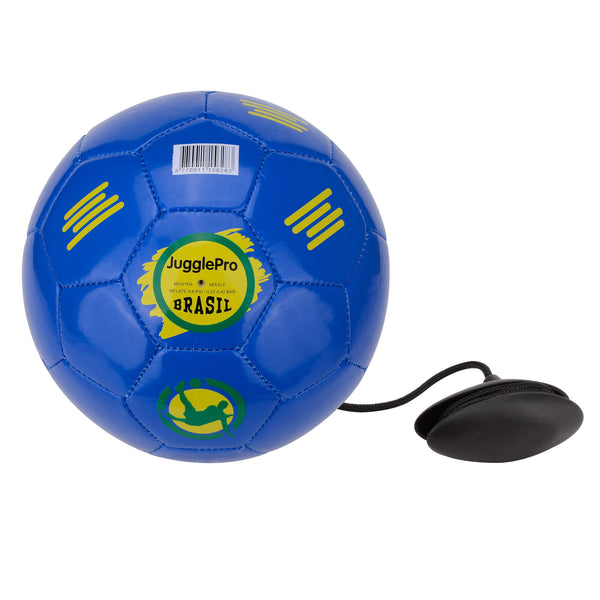 Mini ballon de foot relié à une élastique pour apprendre à jongler –